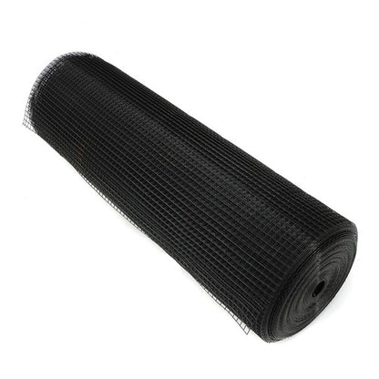 Solid Spare 1/2 inch 36x100 19 Gauge Black Vinyl Coated Hardware Cloth - Coated Wire Mesh