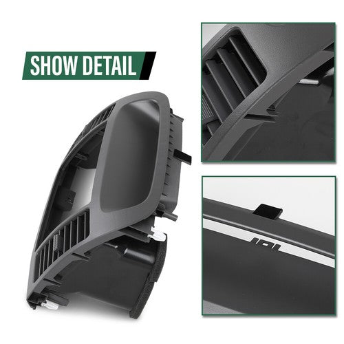 Solid Spare Fit For 2002-2006 Toyota Camry Center Dash Radio Bezel Air Vent Trim Gray