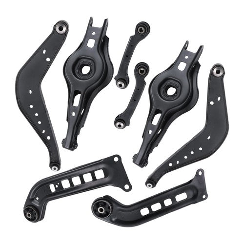 Solid Spare Rear Upper & Lower Control Arms W/ Bushings For Chevrolet Malibu 2016-2023 8Pc