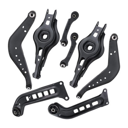 Solid Spare Rear Upper & Lower Control Arms W/ Bushings For Chevrolet Malibu 2016-2023 8Pc