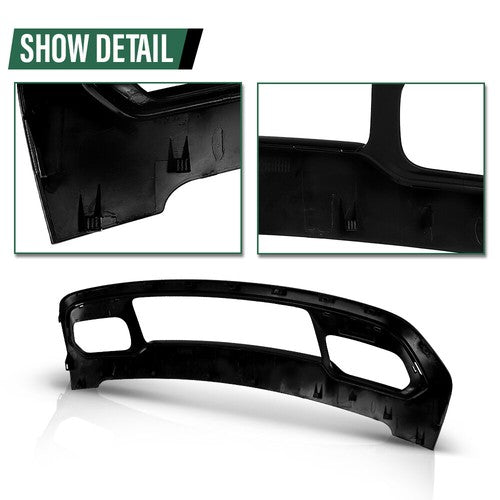 Solid Spare Fit For 2017-2022 Jeep Grand Cherokee Front Lower Grille & Bumper Grill Bezel