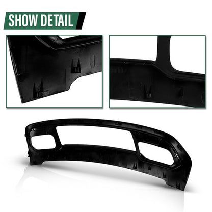 Solid Spare Fit For 2017-2022 Jeep Grand Cherokee Front Lower Grille & Bumper Grill Bezel