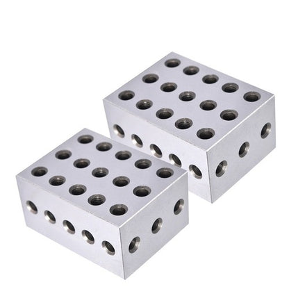 Solid Spare 23 Holes 2-3-4 Blocks .0002" Precision 1 Matched Pair Ultra Precision Machinist