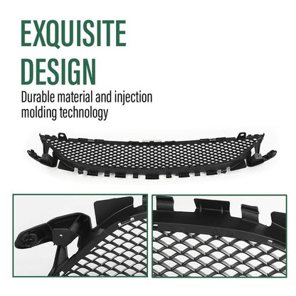 Solid Spare Front Center Bumper Grille Fit For Mercedes-Benz C300 C400 C450 AMG MB1036143