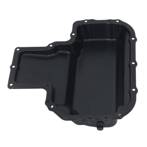 Solid Spare Black Engine Oil Pan w/ Drain Plug 264-866 For Mercedes-Benz E320 E350 2006-2009