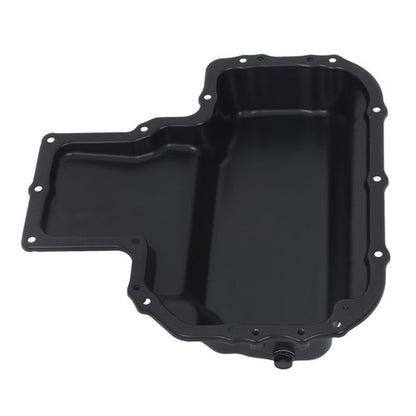 Solid Spare Black Engine Oil Pan w/ Drain Plug 264-866 For Mercedes-Benz E320 E350 2006-2009
