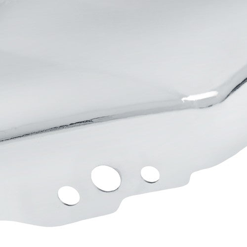 Solid Spare Front Chrome Bumper Face Bar w/o Fog Light Holes For Chevy Silverado 1500 16-18