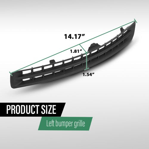 Solid Spare Front Lower Bumper Cover Grille Molding Left Side Fit For 2007-2014 Volvo XC90