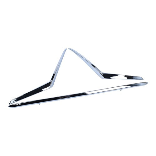 Left Right Lower Front Bumper Chrome Molding Fit For 2021-2024 Nissan Kicks S SV