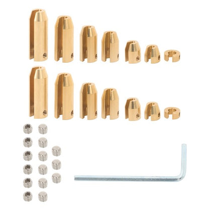 Solid Spare Universal Motorcycle Reusable Brass Wheel Spoke Balance Weights Refill 14 PACK