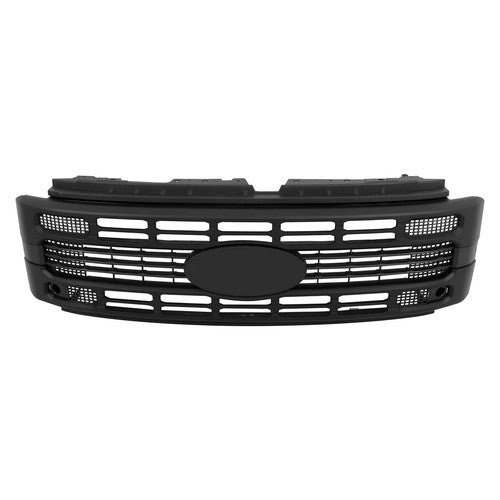 Solid Spare PC3Z8200AB Front Upper Grille For Ford F250 2023 2024 Super Duty XL/XLT Black