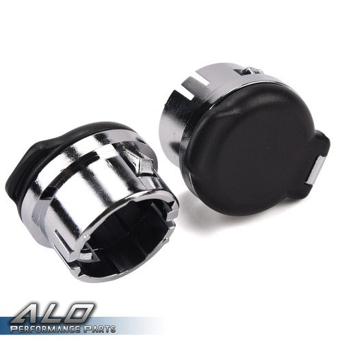Solid Spare Fit for Silverado Sierra Chevy GMC 12V Power Outlet Plug Dash Cap Cover