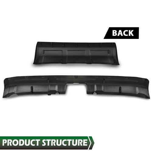 Solid Spare Fit For 14-23 Toyota 4Runner TRD Glossy Black Lower Valance Panel Bumper Cover