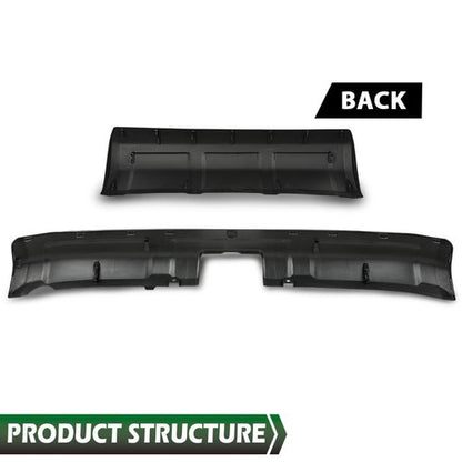 Solid Spare Fit For 14-23 Toyota 4Runner TRD Glossy Black Lower Valance Panel Bumper Cover