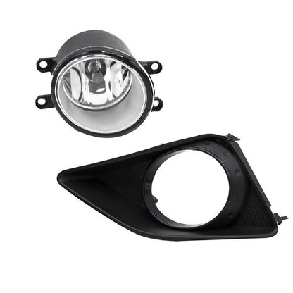 For 2009-2010 Toyota Corolla Front Bumper Fog Lights Lamps & Lower Grille Grill