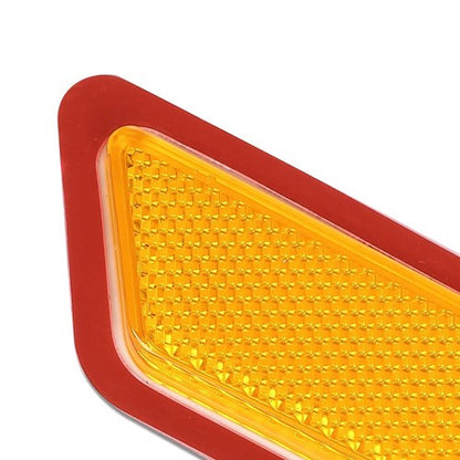 Solid Spare Fit For 2012-2015 BMW 328i Amber Bumper Reflector Side Marker Front Left & Right