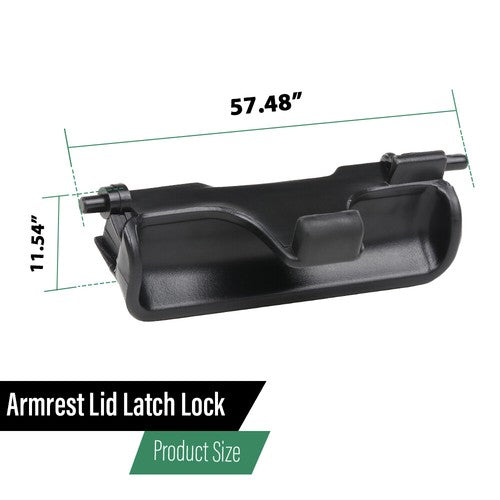 Solid Spare Fit For 13-18 Acura RDX Center Console Lid Latch Armrest Lock Replace