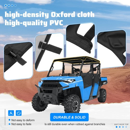 Solid Spare Soft Roof Top For Polaris Ranger Crew 1000/900/570/Crew XP/PRO XD 4000 15-26 UTV