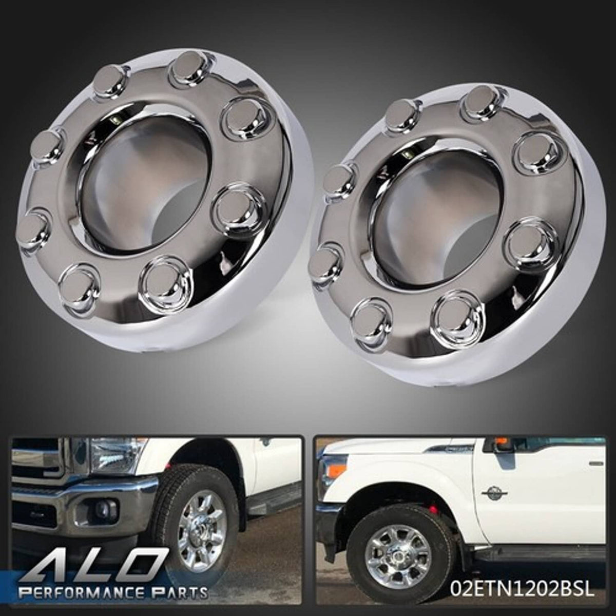Solid Spare Front Wheel Silver Center Hub Cap Fit For 05-18 Ford F350 Dually 4x4 Open USA