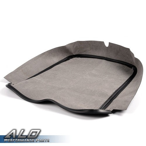 Solid Spare Fit For 02-08 Dodge Ram Leather Armrest Center Console Lid Cover Black