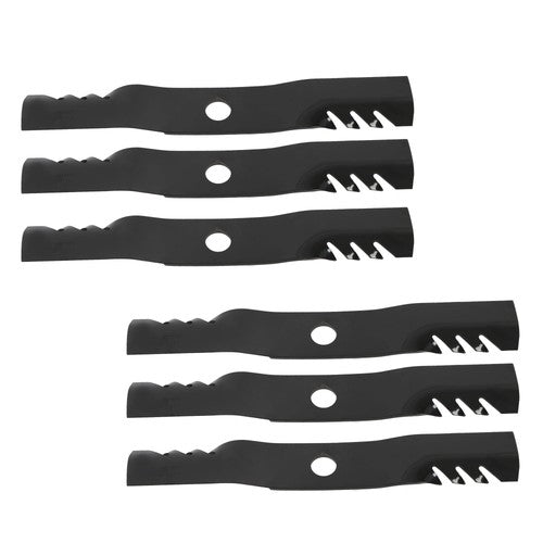 Solid Spare Lawn Mower Blades 6 Pack Fits For Kubota K5955-34360 K5955-97530 396-816