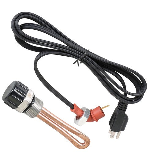 Solid Spare For 03-10 Ford 6.4L Powerstroke Diesel Engine Block Heater Element & Cord Cable