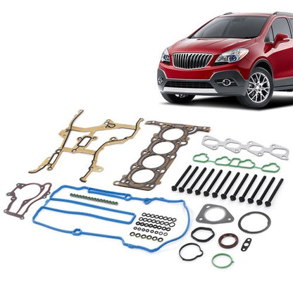 Solid Spare Fit For 2011-2016 Chevy Cruze Sonic Buick Encorde Trax1.4L Head Gasket Bolts Set