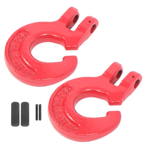Solid Spare 3/8" G80 Logging Chain Choker Hook - 6900Lbs Working Load Limit Pack of 2
