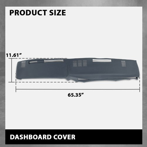 Solid Spare Dash Pad Cover Dark Blue Fit For 1981-1991 Chevy GMC C/K/R/V Truck/SUV Pickup