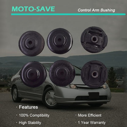 Solid Spare 6Pcs For 91-16 Honda Civic Rear Differential Arm Mounting Bushing&Support Rubber
