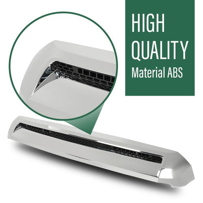 Solid Spare Fit For Toyota Tundra 2014-2021 Front Upper Hood Bulge Molding Grille Trim