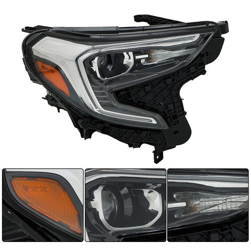 Solid Spare 1PCS RH Xenon HID Headlight Assembly Set fit For GMC Terrain 2018-2021