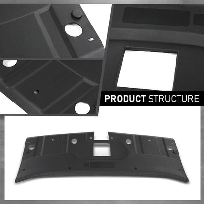 Solid Spare Fit For 21-24 Jeep Grand Cherokee Radiator Support Cover | Upper | Sight Shield