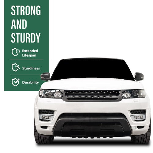 Solid Spare Fit For 2014-2017 Land Rover Range Sport Bumper Fog Light Bezel Lamp Trim Silver