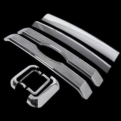 Solid Spare For 2011-2016 Ford F250 F350 Super Duty Chrome Grille Grill Full Overlay Cover