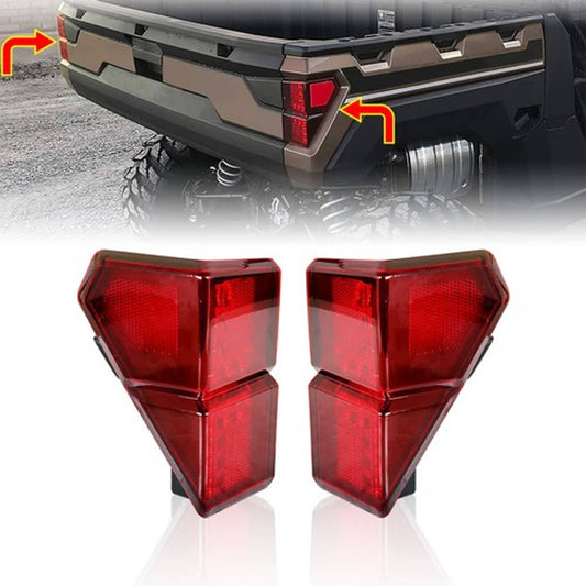Solid Spare For 2018-2021 Polaris Ranger 1000 Xp Crew Left & Right Tail Lights Pair 2413766