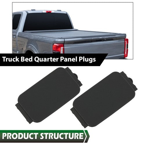 Solid Spare Fit For 15-23 Ford F150/17-23 F250 F350 Side Truck Bed Molding Plug Hole Cover