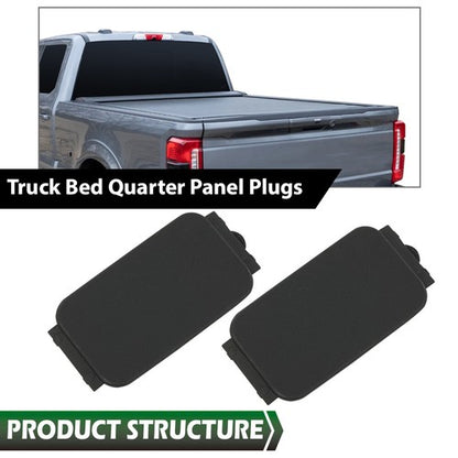 Solid Spare Fit For 15-23 Ford F150/17-23 F250 F350 Side Truck Bed Molding Plug Hole Cover