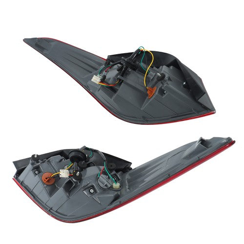 Solid Spare Halogen Outer Tail Lights For Hyundai Elantra 2011 2012 2013 Left+Right Black