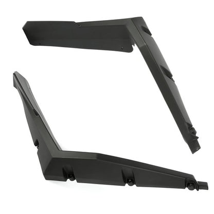 Solid Spare Rear Left Right Black Fender Flare For Polaris RZR 800 570 2009-2017