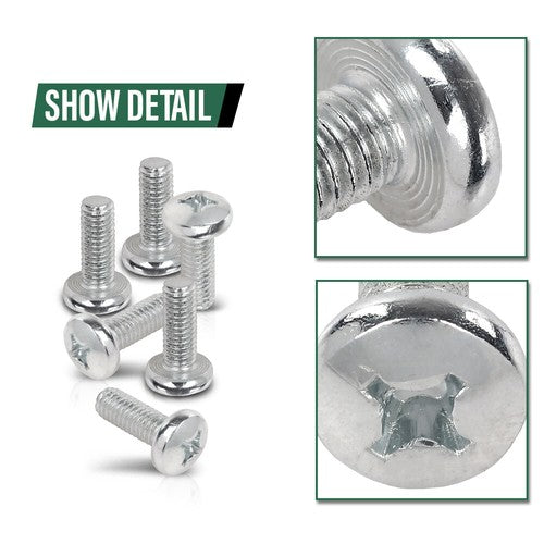 Solid Spare Fit For Toyota Honda Lexus Front & Rear License Plate Screws 100pcs