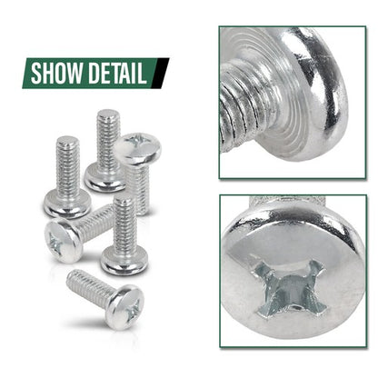 Solid Spare Fit For Toyota Honda Lexus Front & Rear License Plate Screws 100pcs