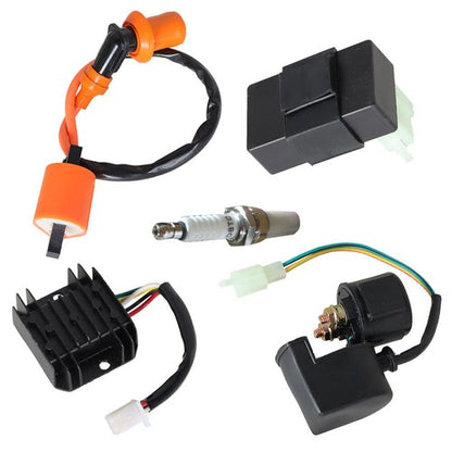 Solid Spare ATV Racing Ignition Coil CDI Regulator Rectifier Relay For 150cc 200cc 250cc