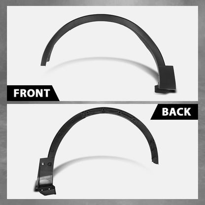 Solid Spare Front Left Side Fender Flare Wheel Arch Molding Fit For 2016-2019 Ford Explorer