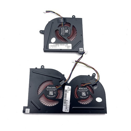 For MSI GS63 GS63VR GS73 GS73VR MS-16K2 BS5005HS-U2F1 U2L1 CPU & GPU Cooling Fan