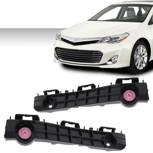 Solid Spare Fit For 2013-2018 Toyota Avalon Front Bumper Retainer Bracket Left+Right Pair