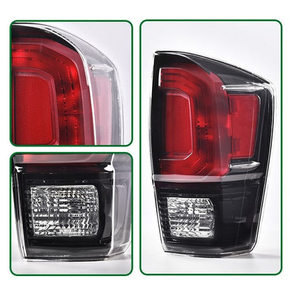 Solid Spare Rear Tail Lights Brake Lamps Fit For 2016-2021 Toyota TRD Tacoma All Models