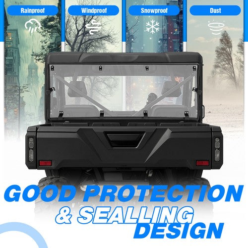 Solid Spare Clear Rear Windshield Back Window for CFMOTO UFORCE 1000 2019-25 1000XL 2022-25