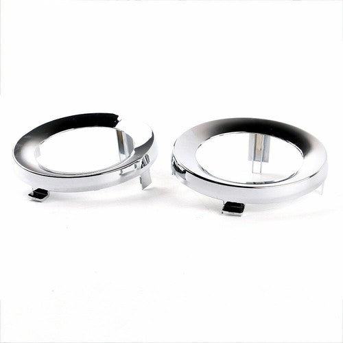 For 2009-2013 Subaru Forester Pair Front Chrome Fog Light Trim Fog Lamp Cover