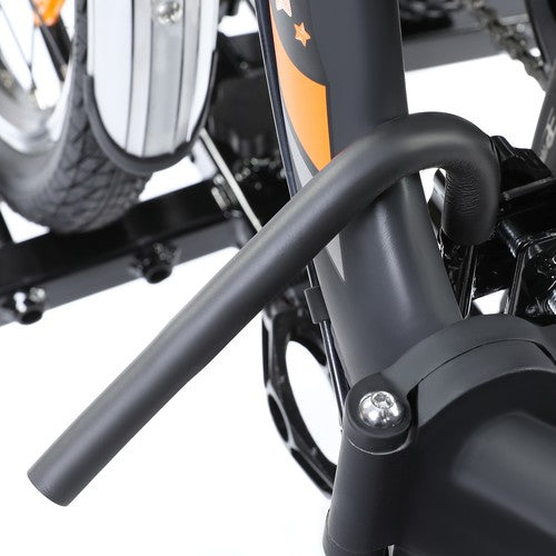 Solid Spare Foldable 2 Bike Rack Floor Stand Parking Hitch Mount Fat Tire Electric Bicycle
